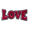 Prym 926677 Applique Love Red/Black/White