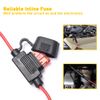 Motorcycle USB Charger Waterproof SAE to USB Cable Adapter Socket Battery Tender