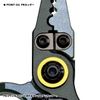 PROX PX162SKR Finger Split Mini Pliers, Straight Type, Black x Red
