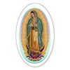CafePress Virgin Guadalupe Oval Car Bumper Sticker