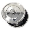 MGE - Wasserbadform - Puddingform mit Deckel - Förmchen für Pudding - Edelstahl - Ø 20 cm