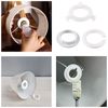 20 Pcs Bright White Adapter Ring Reducer Kit For Lampshade Fittings