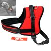 No Pull Adjustable Dog Pet Soft Vest Harness Collar Quality Nylon MEDIUM RED