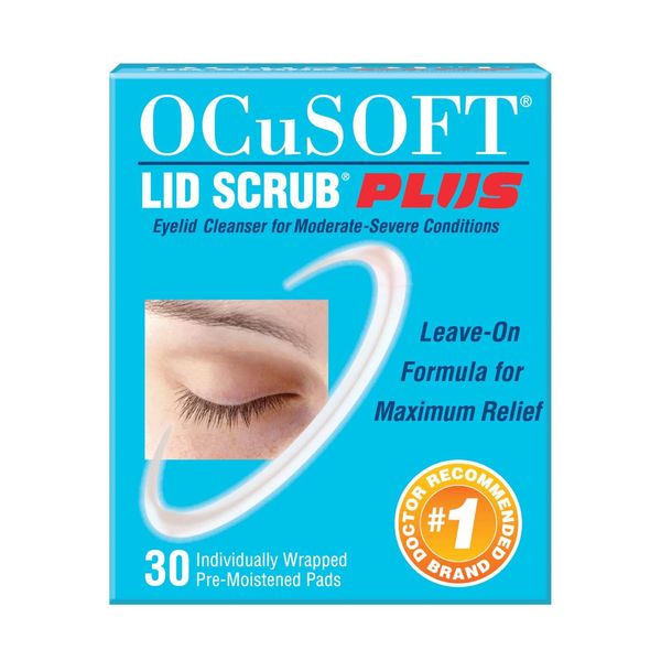 Ocusoft Eyelid Cleanser, Extra Strength, Pre-Moistened Pads, 30 Pads