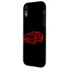 iPhone XR Custom Red Car Styling Smartphone Case on Black Background