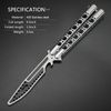 Balisong Butterfly Trainer Practice Butterfly Trainer Bottle Opener - Not Real - No Sharp - Unsharpened Blade
