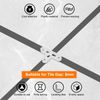 sourcing map 100Pcs Wall Floor Tile Plastic T-Shape Spacers Tiling Tools 2mm 5/16" Tile Spacers for Ceramic Tile Installation, White