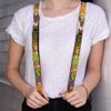Buckle-Down Unisex-Adult's Suspender-Scooby Doo, Multicolor, One Size