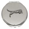 Leaping Tiger Compact Mirror Handbag Gift With Free Engraving 373