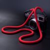 [VKO] Camera Neck Strap Climbing Rope Shoulder Strap for SLR Mirrorless Compact Camera (Red)