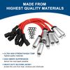 8XIgnition Coil & Spark Plug Wire Kit For Chevy Silverado GMC 4.8/5.3/6.0L UF262