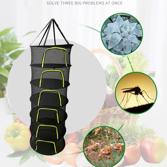 For Plants Bean Herb Drying Rack Hanging Dryer Drying Mesh Net