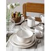 Dinnerware Sets 16 PCS, Stoneware Plates and Bowls Set, House Warming Wedding Pr