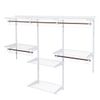 Wall Mounted Adjustable Closet Organizer Custom Metal Closet Storage Organizer