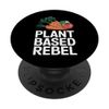 Vegetarischer Rebel auf Pflanzenbasis PopSockets Klebender PopGrip