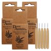 Bamboo Interdental Brushes 3 Packs ~ 10 Brushes Per Pack (0.5mm)