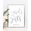 Party Pack 2 - The Script Collection | A5 Signs - Wedding Reception Essentials (Silver)