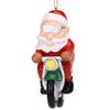 Tree Buddees Biker Santa Claus Motorcycle Christmas Tree Ornament