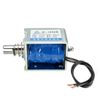 sourcing map DC 12V 60N 10mm Stroke Pull Push Type Open Frame Solenoid Electromagnet Linear Motion JF-1250B