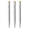Mission Darts Laser Plus Lasered Steel Tip Points | Solid Arc | Silver 38mm