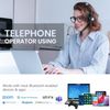 Bluetooth Headset with Microphone Wireless Headphones for iPhone Trucker Driver