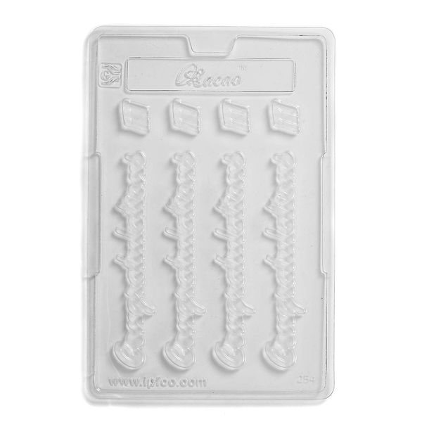 Congratulations (Words) Chocolate Mould 4 Cavity