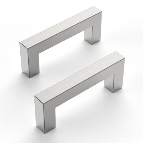 9BUILD 10 Pack Nickel Cabinet Pulls - 3 Inch Kitchen Handles for Cabinets and Drawers