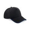 Beechfield B25c Authentic 5 Panel Cap - Piped Peak
