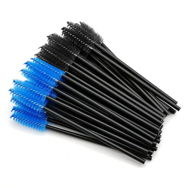 wimpernbürste Quesuc Einweg Wimpernbürsten Wimpernkamm Wimperntusche Pinsel Augenbrauen Mascara Bürste Makeup 50pcs Mascara Augen MakeUp Tools Wimpernbürsten Einweg Mascara Bürstchen Wimpernbürste