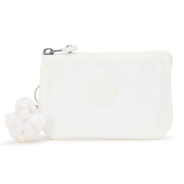 Kipling Creativity S Small Purse, Pouches, Cases, Pure Alabaster (White)