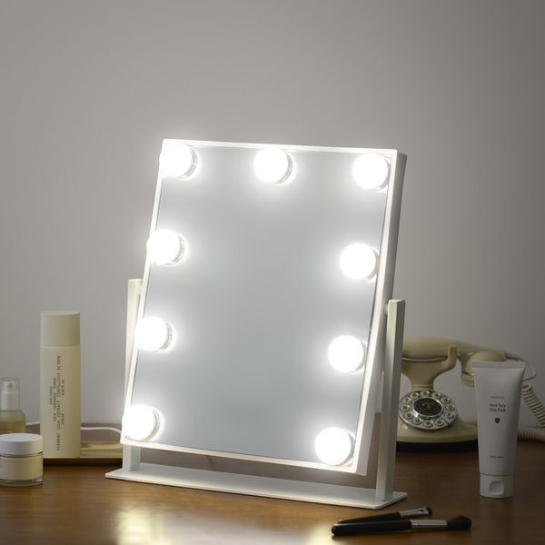 Najurang Makeup Mirror LED Wireless Lighted Makeup Mirror