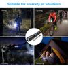 Super-Bright 90000LM LED Tactical Flashlight 5 Modes Zoomable Torch Light 2Pack