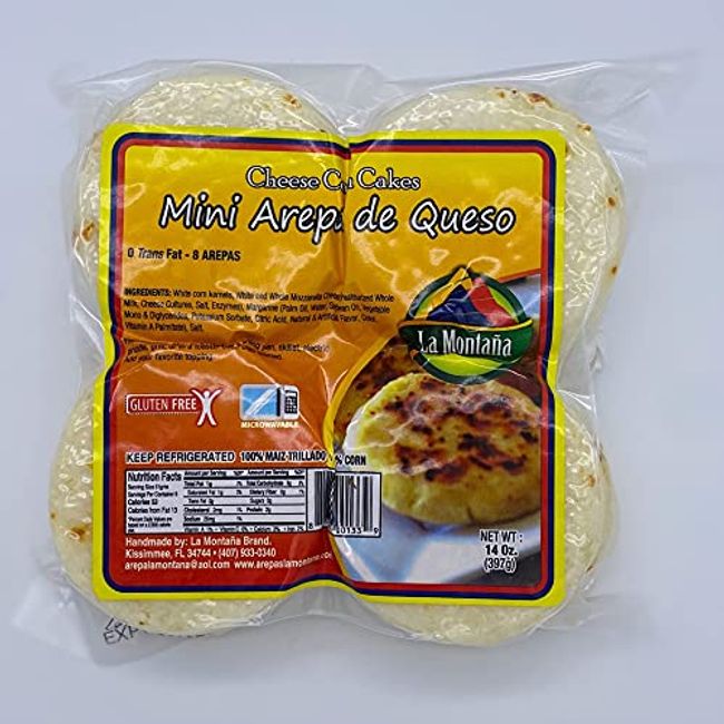 Arepas Colombianas (Mini Arepa de Queso/Mini Cheese Corn Cake)