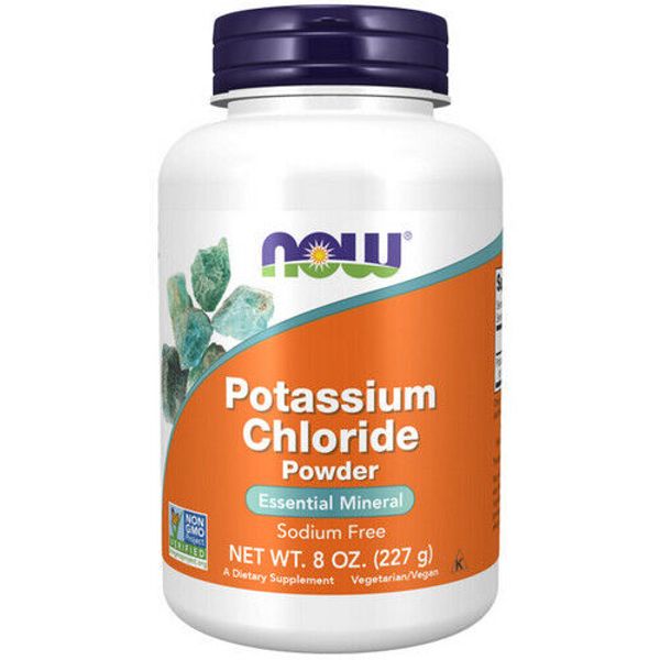 Potassium Chloride Powder  8 OZ By Now Foods