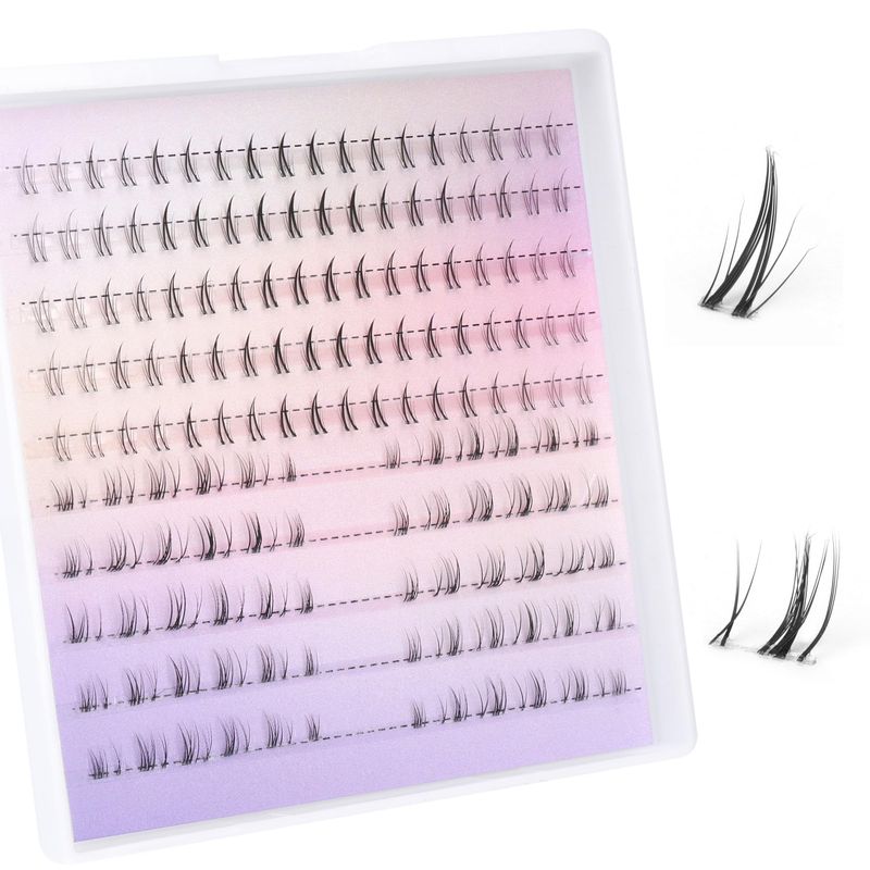 Winifred Bottom Lash Clusters DIY Lash Extension Lower Individual ...