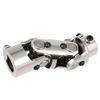 ECCPP Chrome Double Steering Joints 1" DD - 3/4" DD Round Universal U-Joint Shaft 127mm
