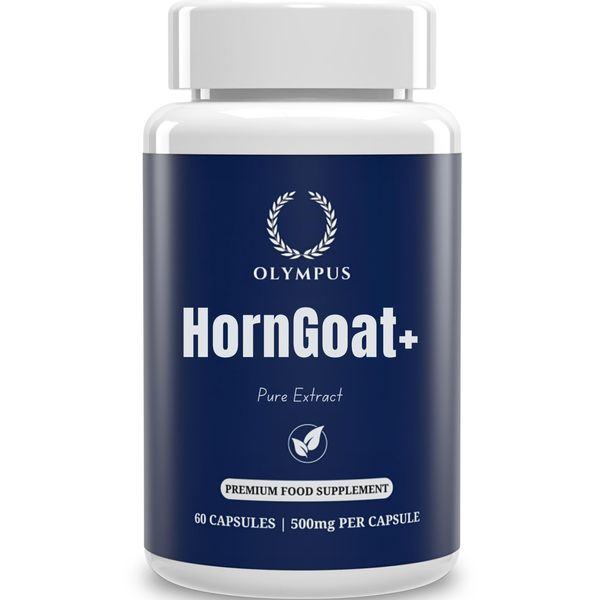 Lab Tested Pure HornGoat+ 20% | 1000mg Serving Fast Absorption | One Pure Ingredient | for Male Performance, Strength, Energy, Natural