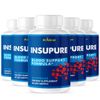 Insupure- Blood & Heart Support- 5 Bottles- 300 Capsules