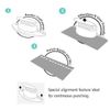 Bira Craft FLORA Continuous Border Paper Craft Punch for Scrapbooking Cards 