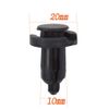 100 Pcs 10mm Clips Plastic Push Type Rivet Retainer Fastener 91503-SZ5-003