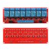 JESSINIE 5V Relay Module with Optocoupler Isolation, 8 Channel High/Low Level Trigger, Compatible with Arduino Raspberry Pi for DIY Projects