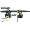 CLC Custom Leathercraft 5609 3 Piece Electrical Combo Tool Belt, 20 Pocket, Black, 29-46 inches