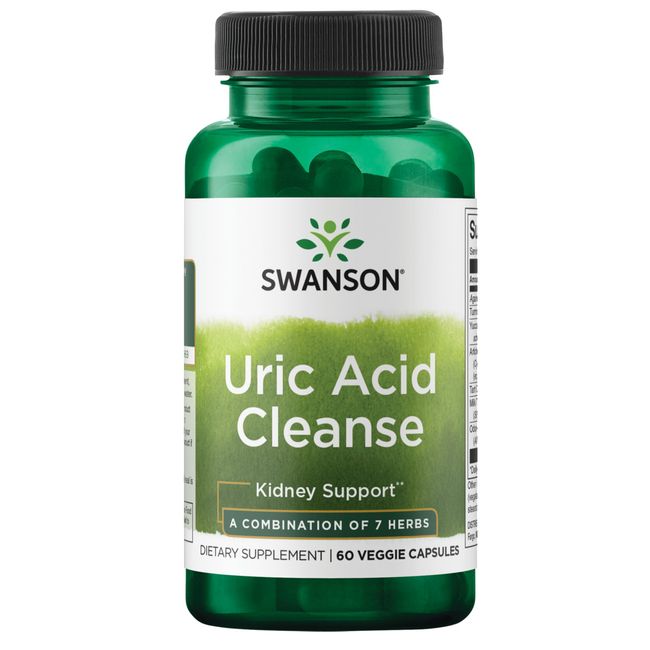 Swanson Uric Acid Cleanse - Natural Supplement Promoting Kidney Support - Fea...