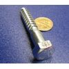Zinc Hex Head Lag Screw 3/4 Hex Size 1/2 Thread x 3.00" Length, 10 pcs