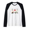 Sushi Panda Bär I Lustiger Panda I Panda Sushi Raglan
