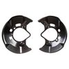 TRQ Front Brake Dust Shield Set Compatible with 2013-2015 Honda Civic