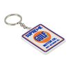 Gulf Motor Racing Oil Official Rubber Key Ring, white