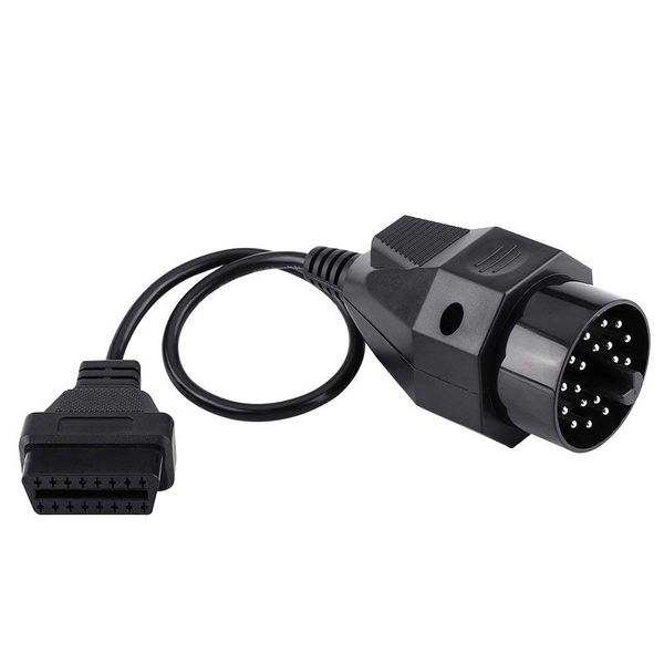 Round Diagnostic OBD2 Adapter Scanner Cable Connector 20pin to 16pin E36 E38 E39 E46 E53 X5 Z3