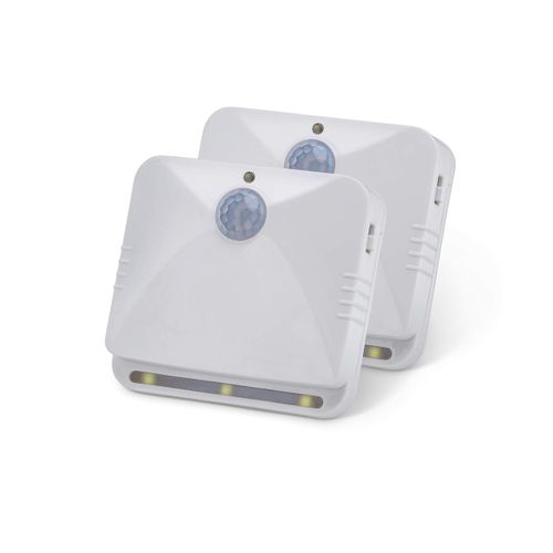 Sensor Brite Wireless Motion-Sensing Path/Step LED Light, Stick Anywhere, Battery-Operated Night Light (2 Pack)