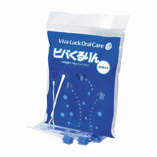 Oral mucosa cleaning brush Viva Kururin 30 pieces